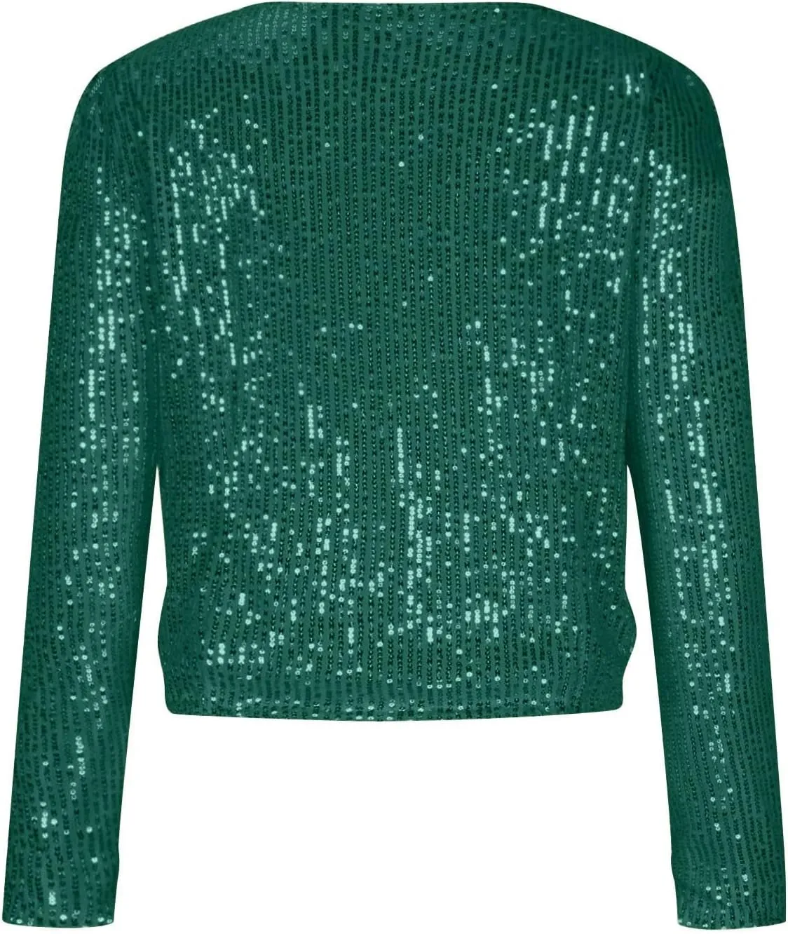 2024 Sequin Jackets Women Evening Party Glitter Tops Front Zip Long Sleeve Jackets Fashion Sparkly Bomber Clothes