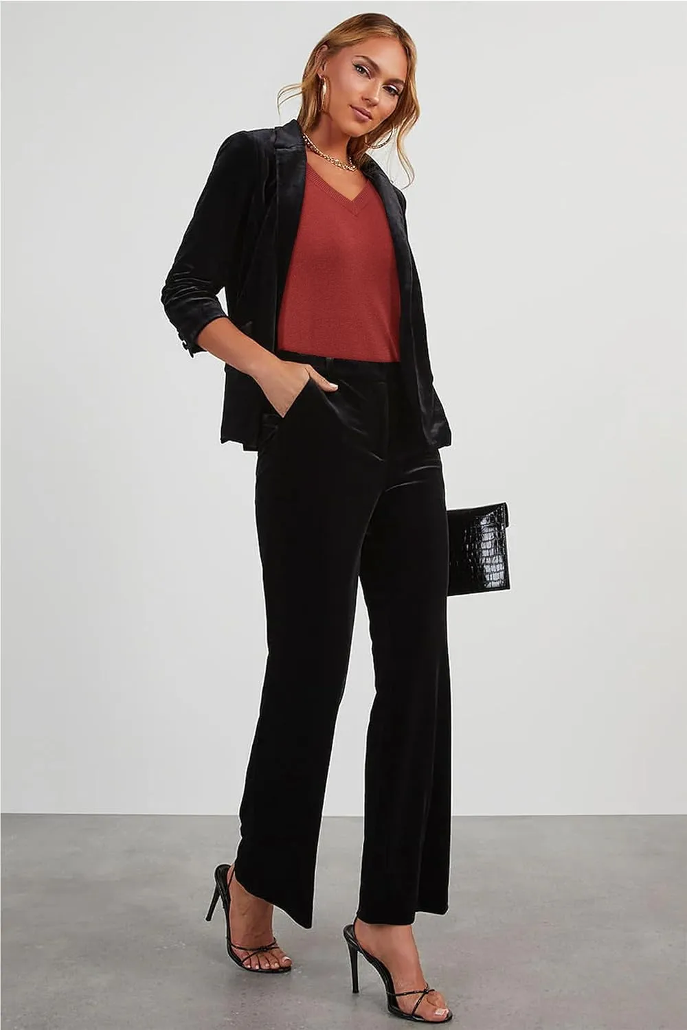 Arach&Cloz Women's Wool Blend Fall Sweaters Business Casual Outfits