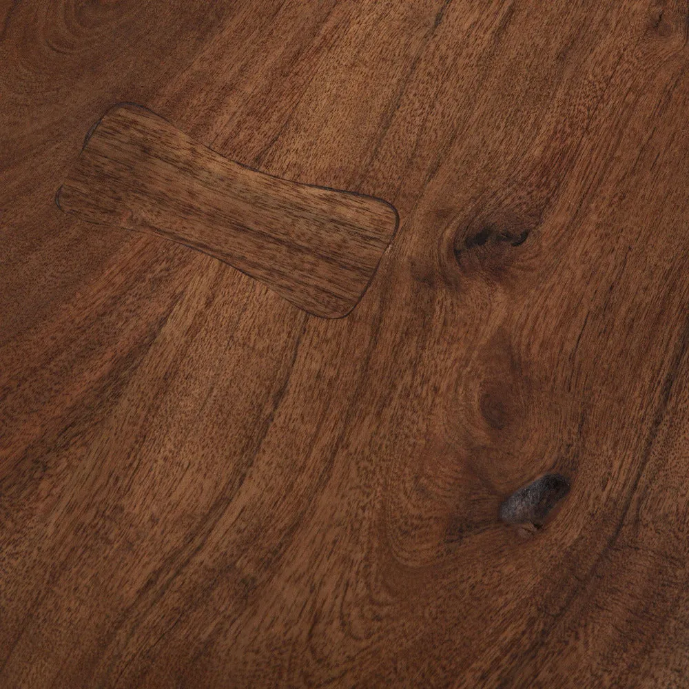Blayne Rustic Farmhouse Live Edge Bench