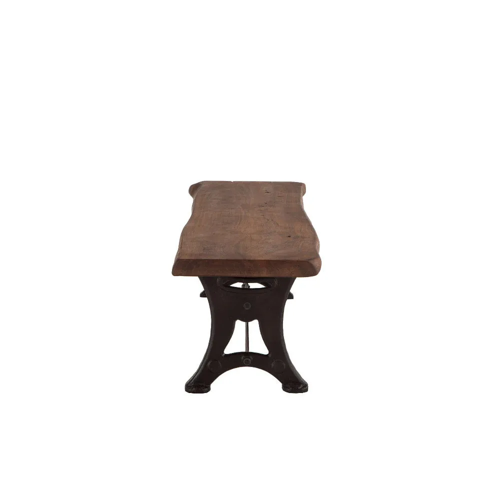 Blayne Rustic Farmhouse Live Edge Bench