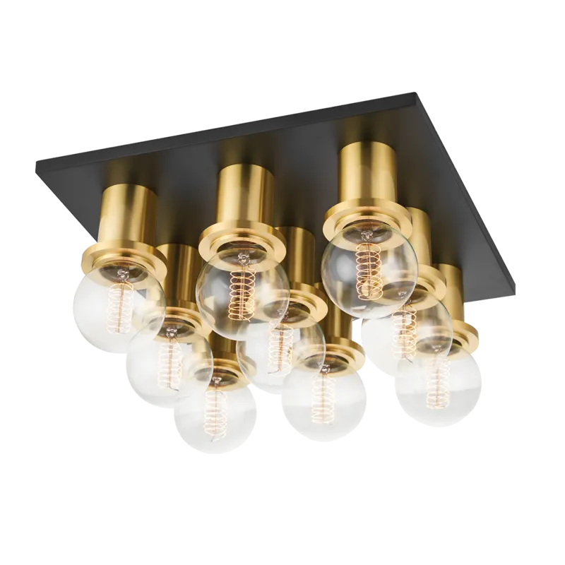 BRANDI 9 LIGHT FLUSH MOUNT