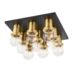 BRANDI 9 LIGHT FLUSH MOUNT
