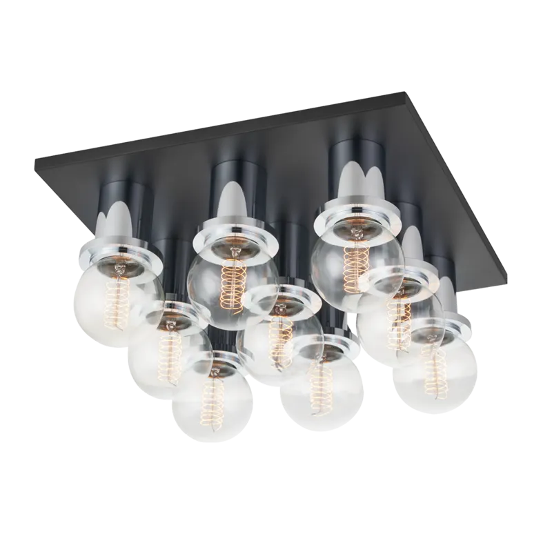 BRANDI 9 LIGHT FLUSH MOUNT