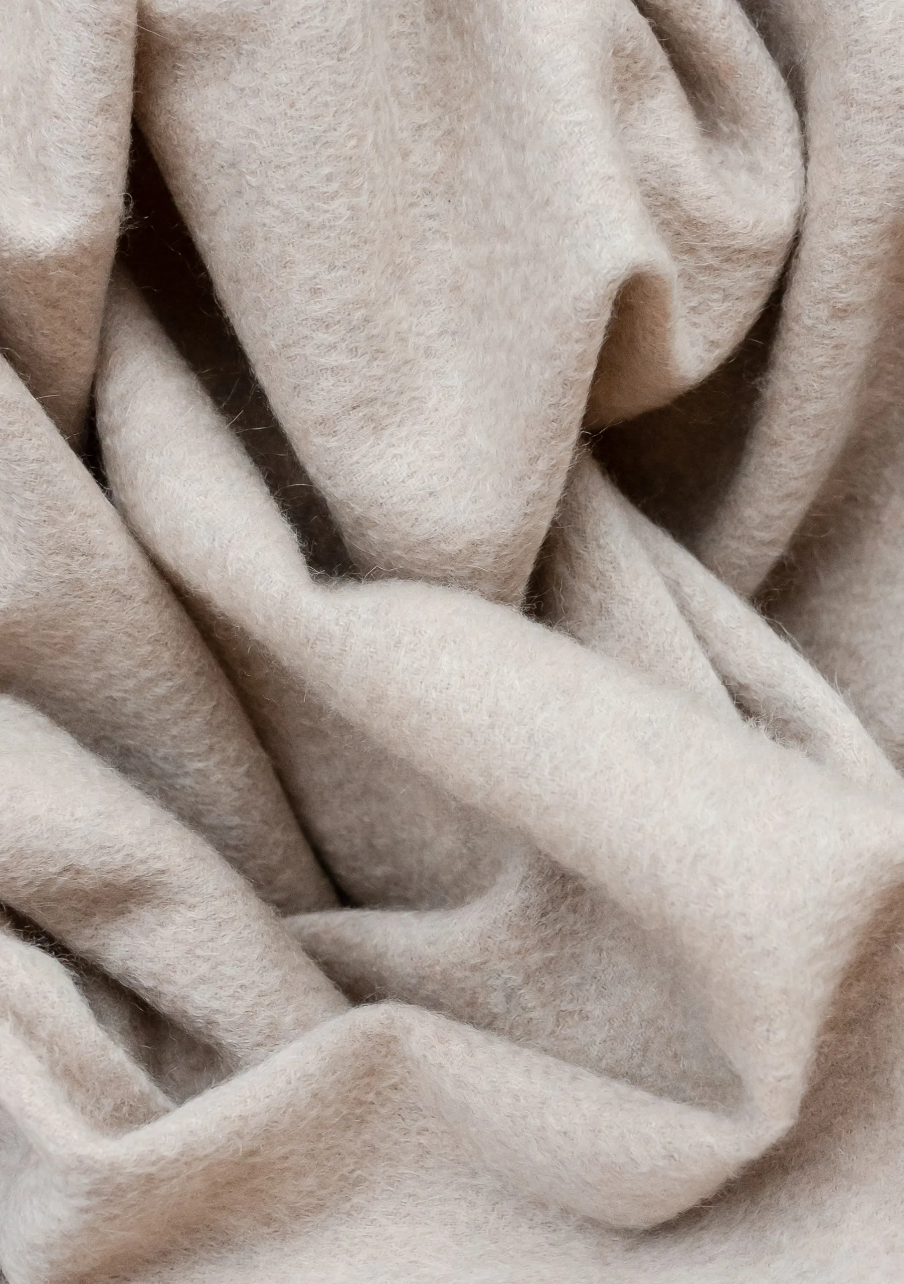 Cashmere Small Blanket in Oatmeal Melange