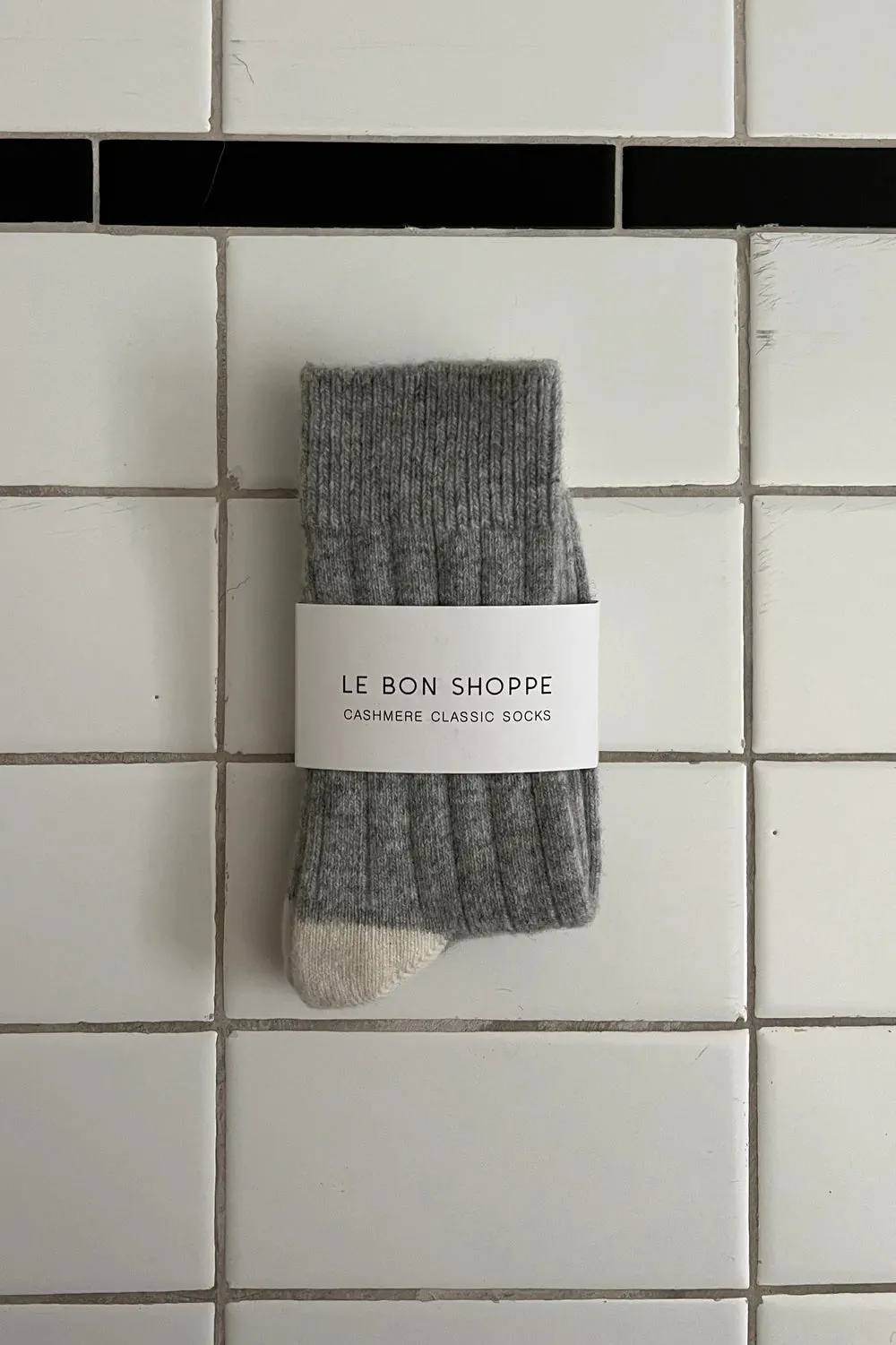 Cashmere Socks (Grey Melange)