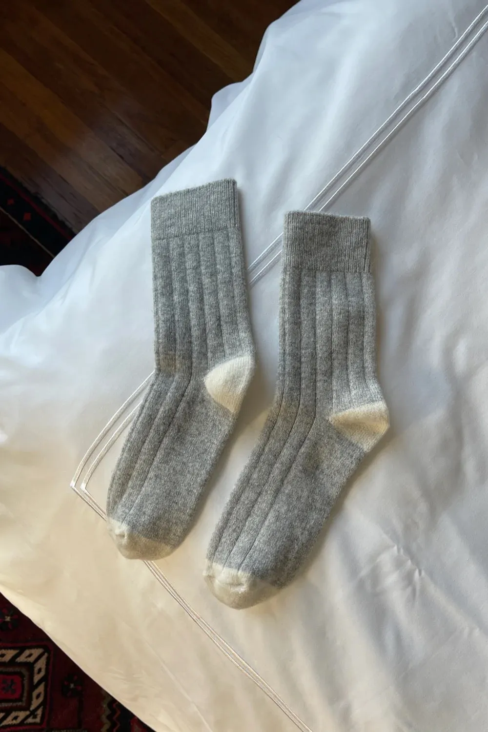 Cashmere Socks (Grey Melange)