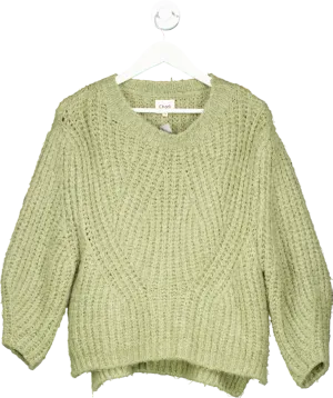 Charli Green Wool Blend Sweater One Size