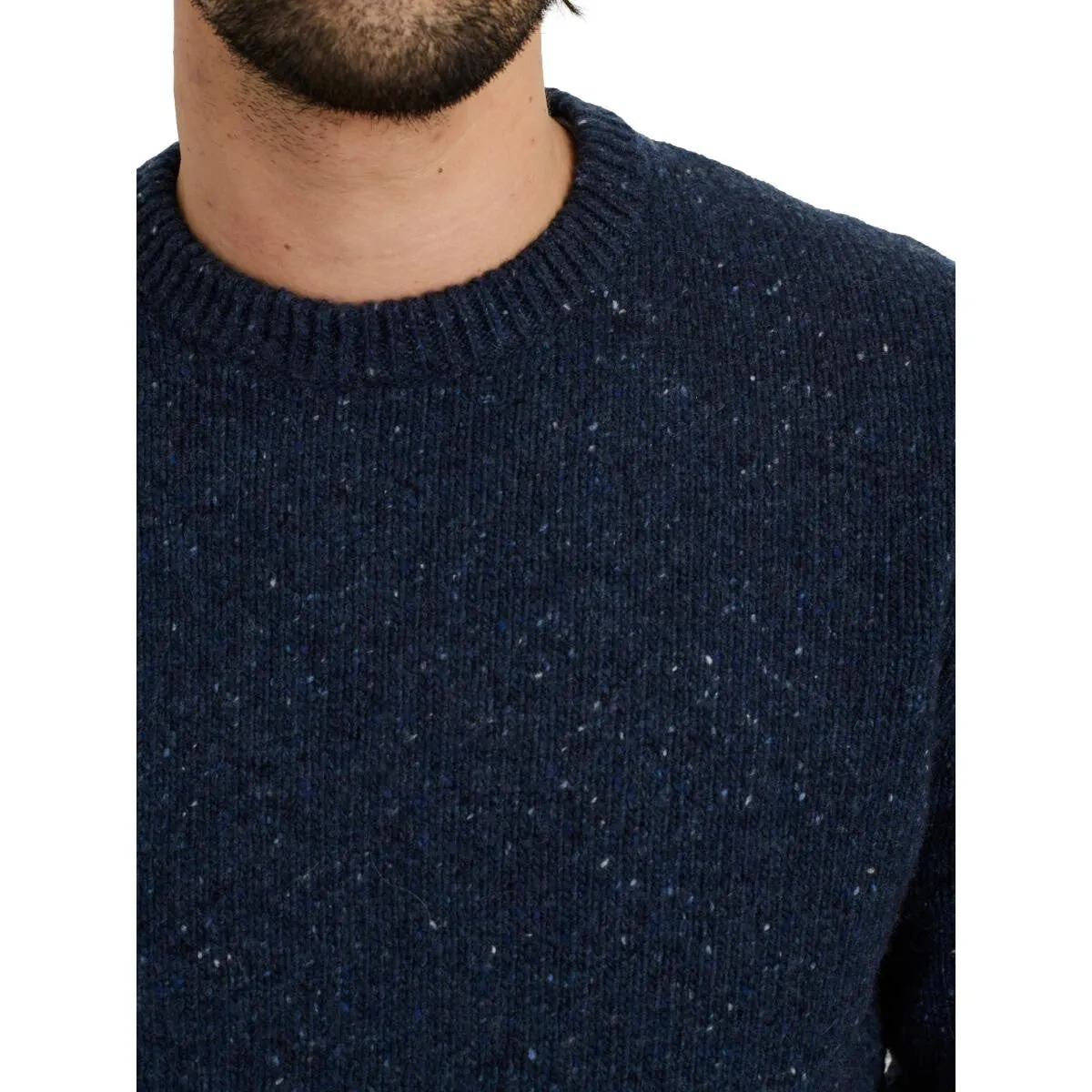 Donegal Crew Neck Sweater Navy