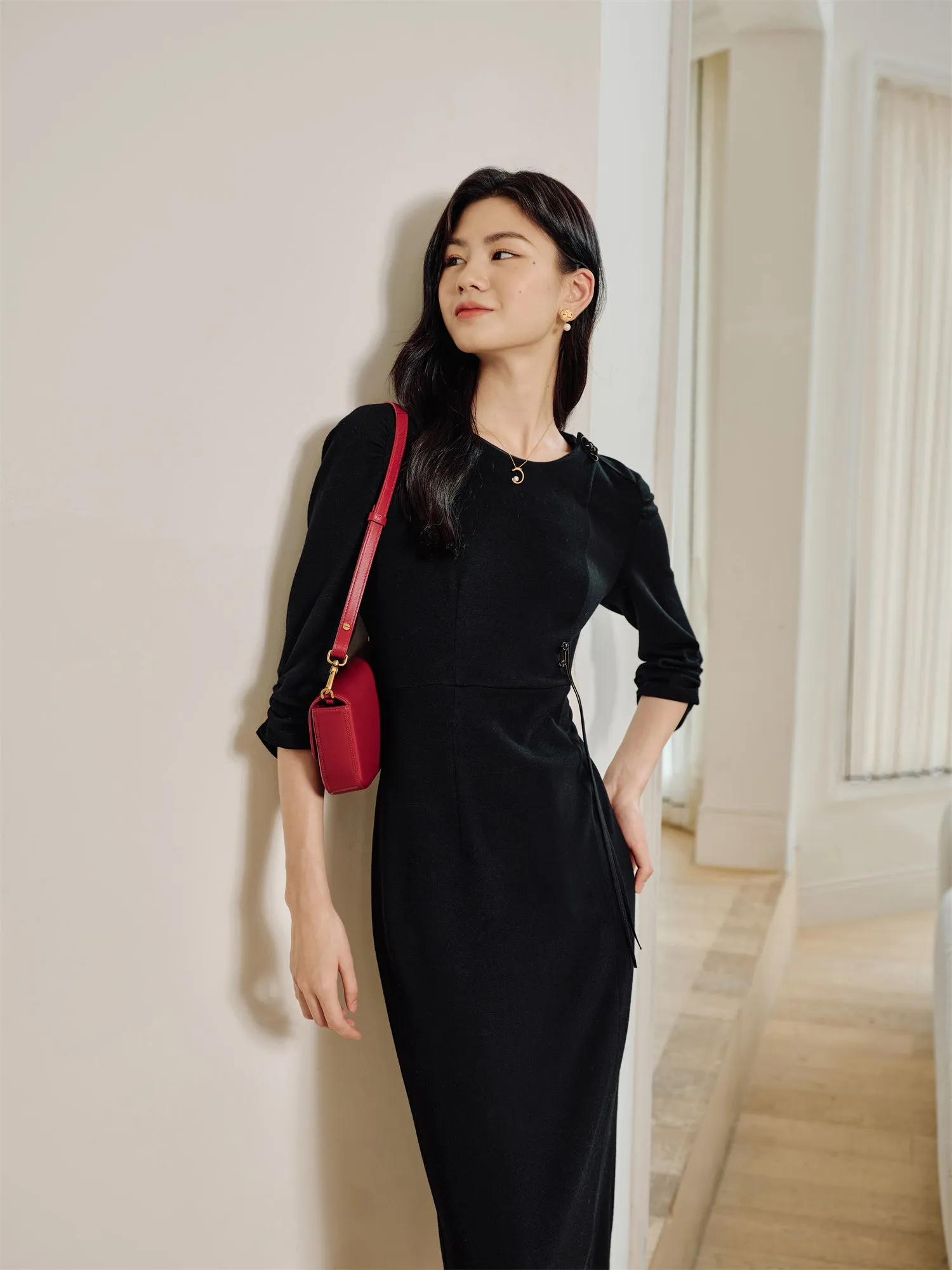 EP YAYING Wool Dress