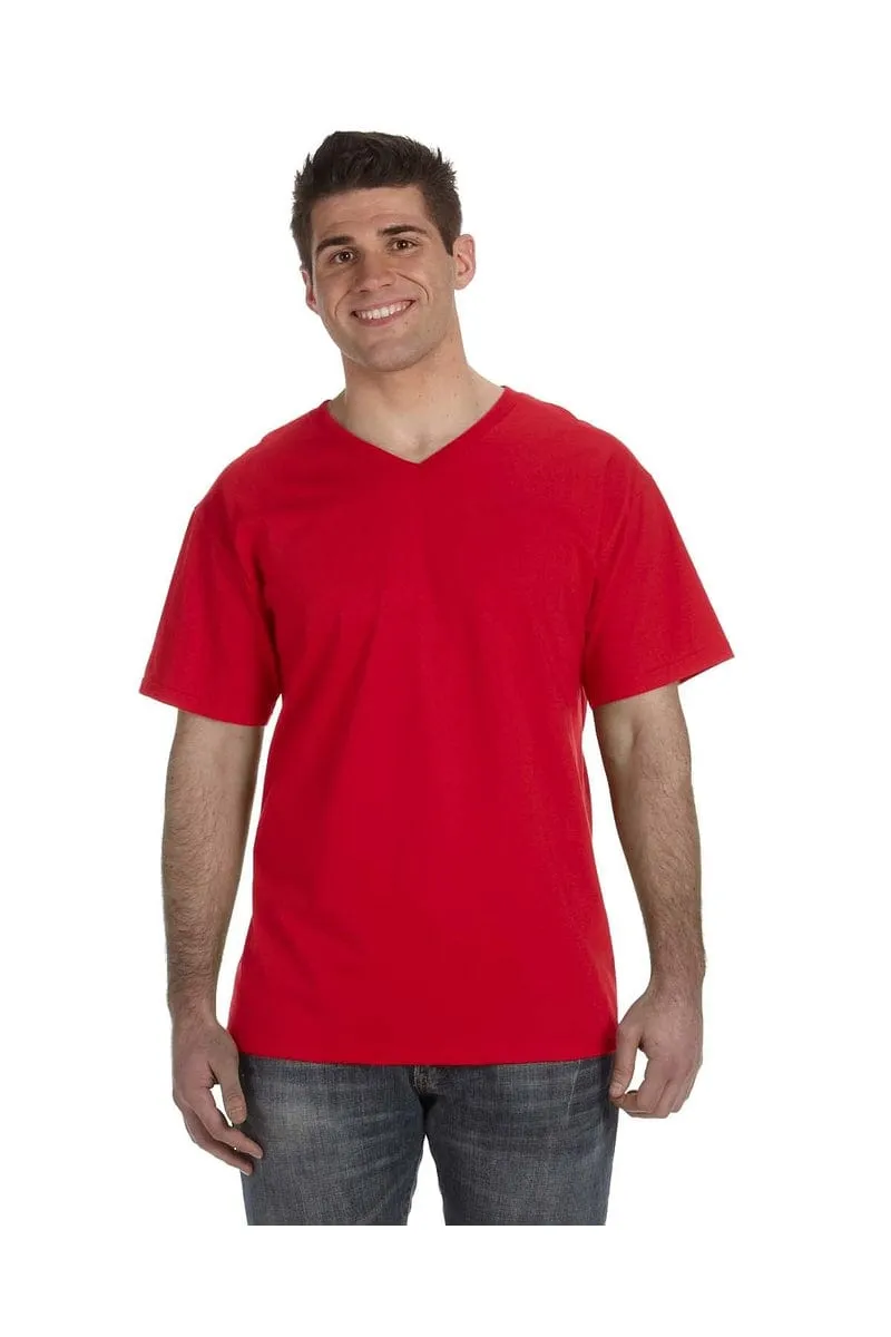 Fruit of the Loom 39VR: Adult 5 oz. HD Cotton™ V-Neck T-Shirt
