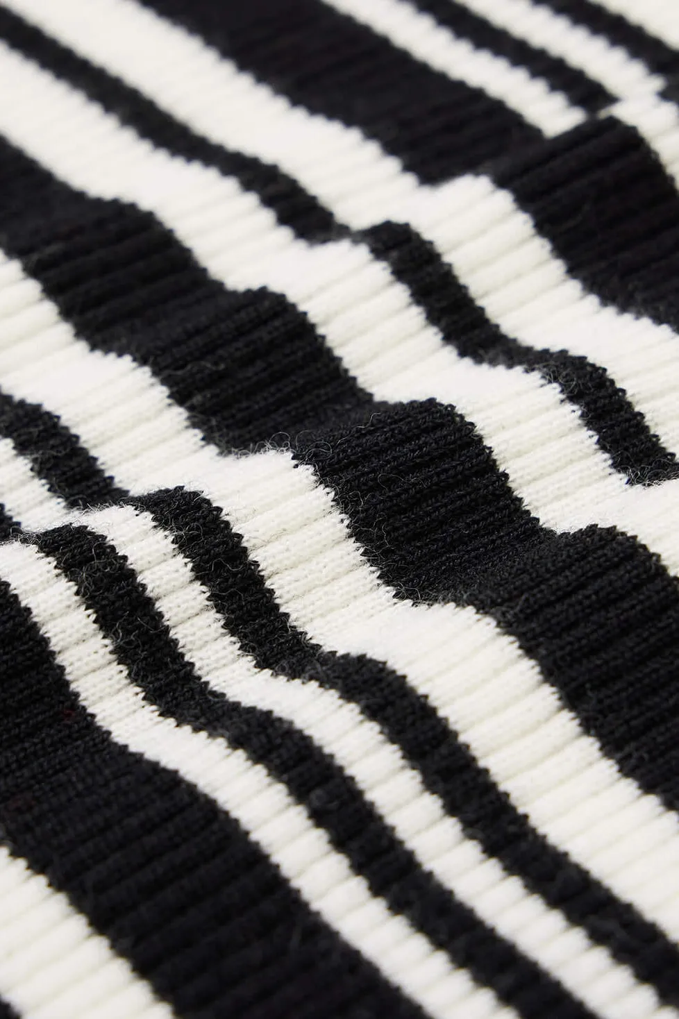Full Wool Base Layer Sweater With Hollow Design