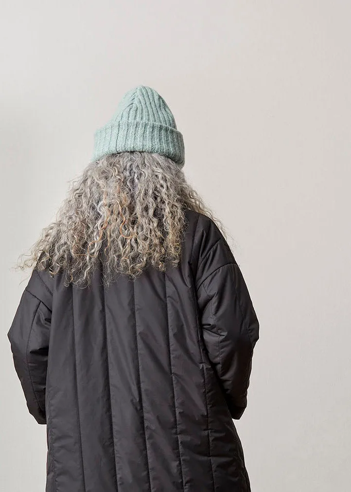 Giant Beanie Fluffy Knit Jade