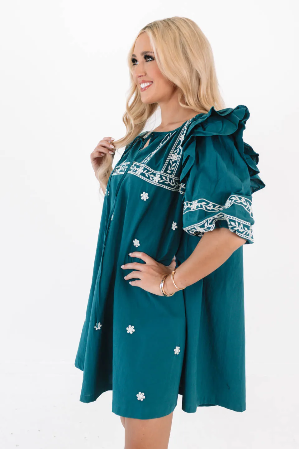 I Know You Dress - Teal