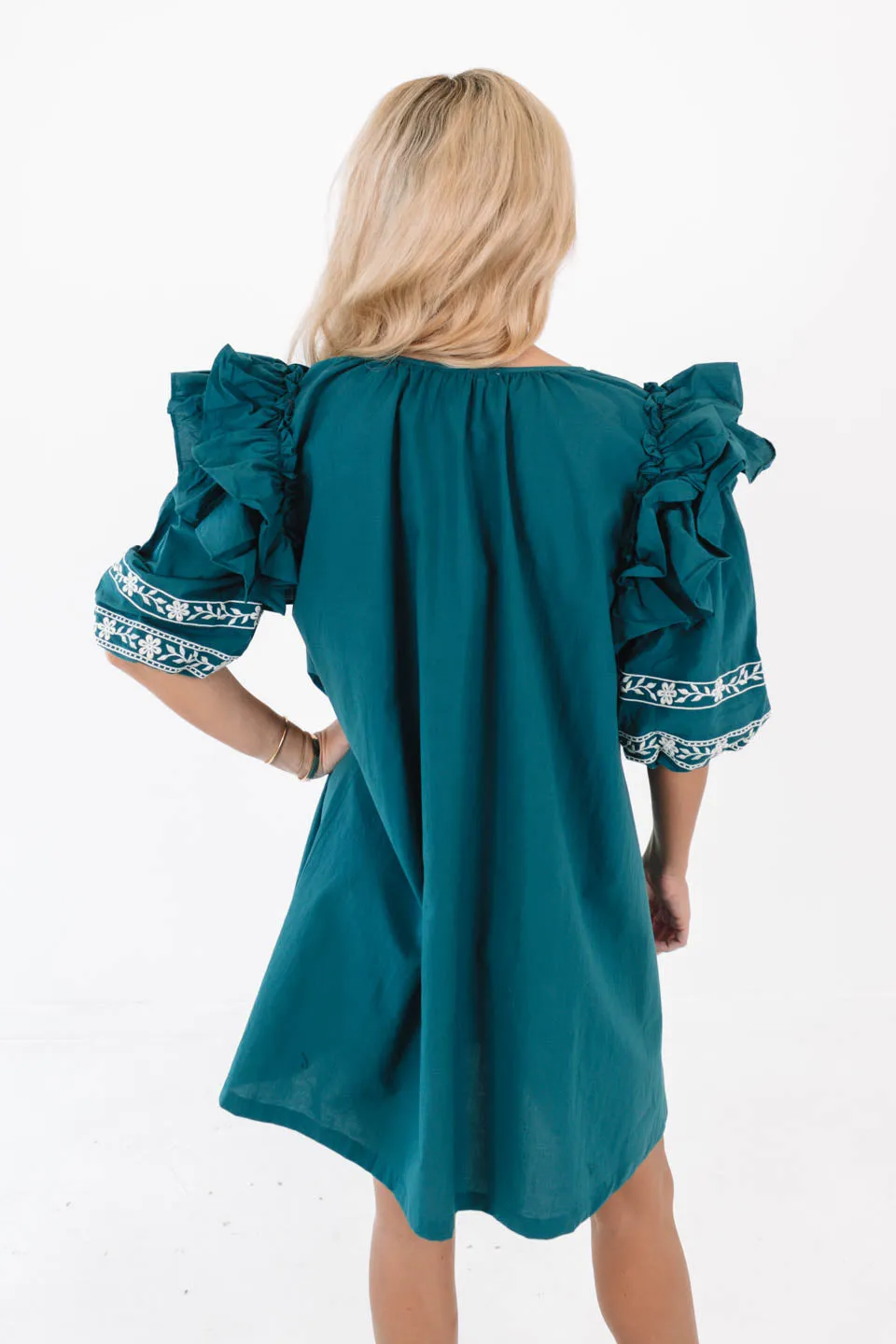 I Know You Dress - Teal