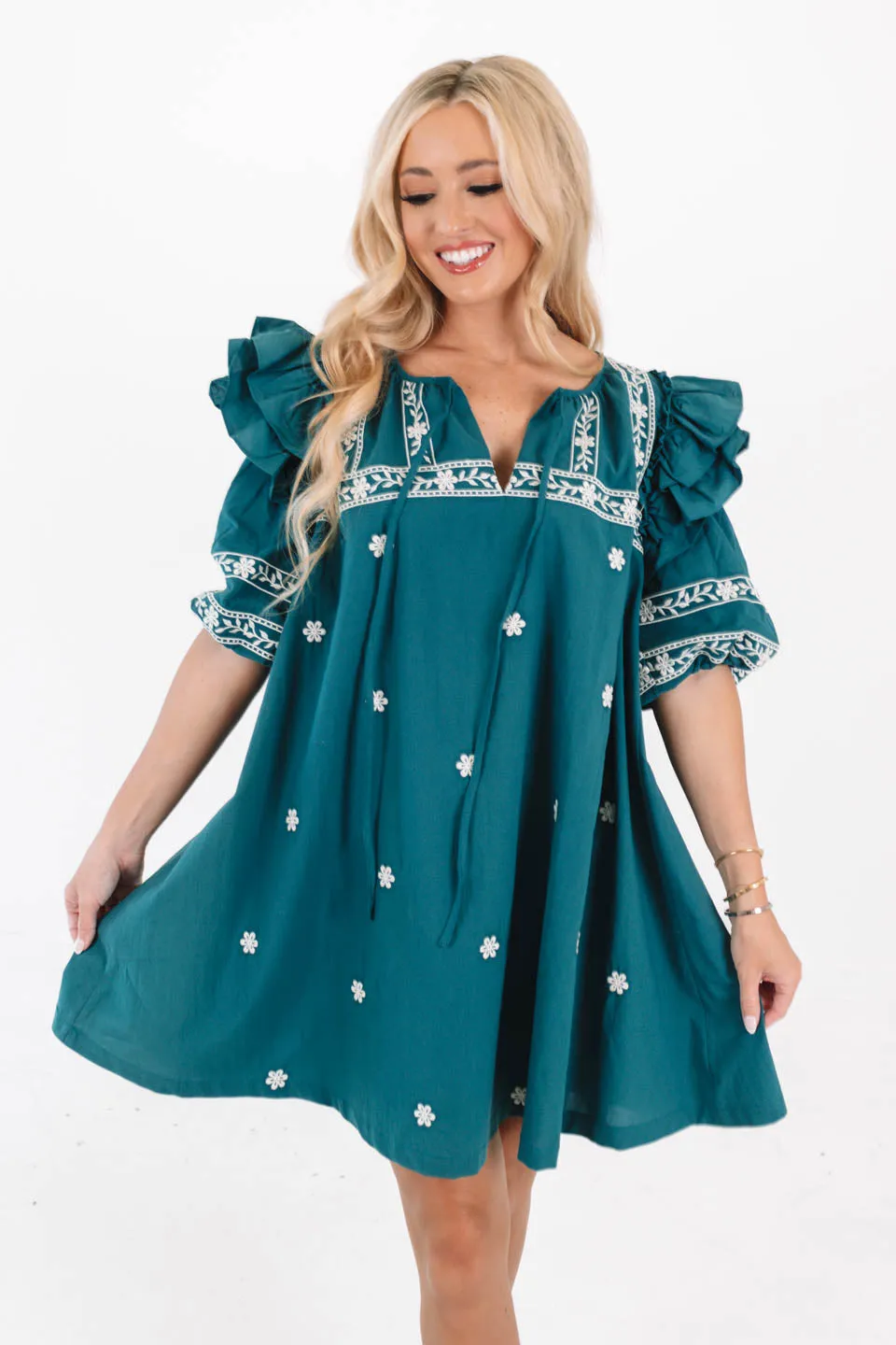 I Know You Dress - Teal