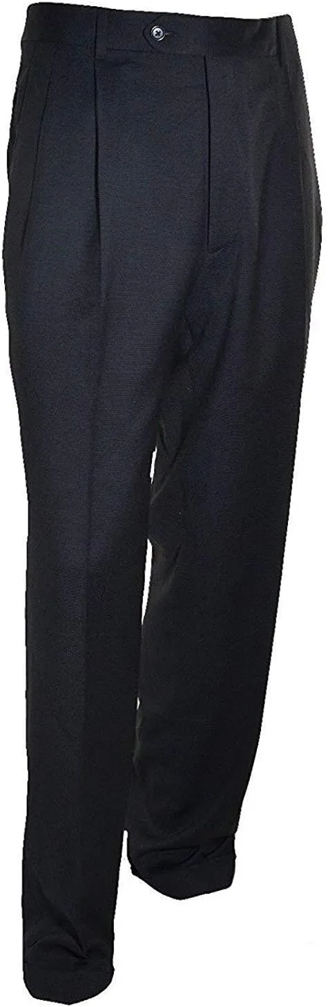 KIRKLAND Signature Men's Pleated Italian Wool Dress Slacks