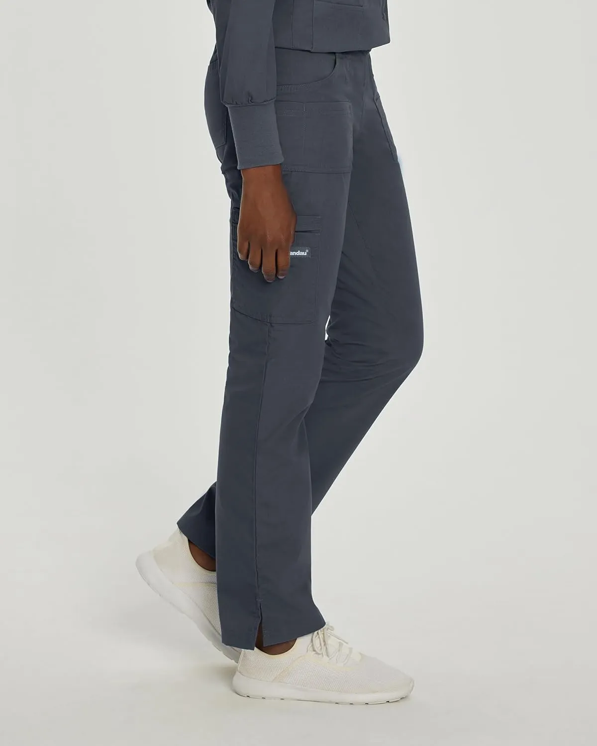 Landau Essentials Tailored Fit 9-Pocket Cargo Scrub Pants for Women 8380