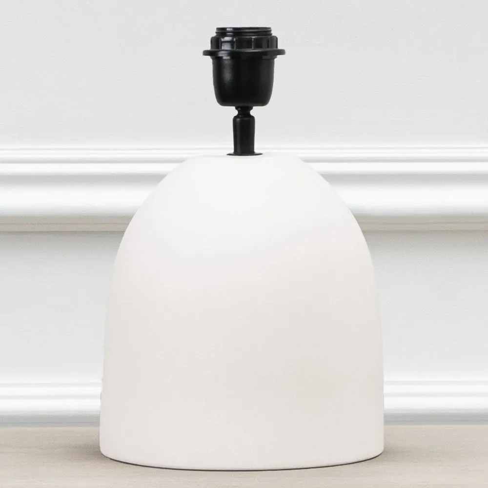 Larissa Ceramic H31cm Lamp Base Ecru (A-Grade)