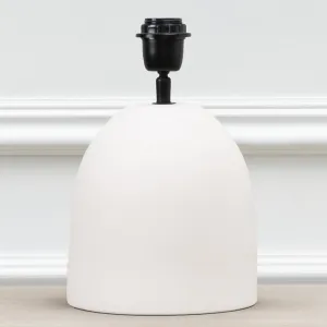 Larissa Ceramic H31cm Lamp Base Ecru (A-Grade)