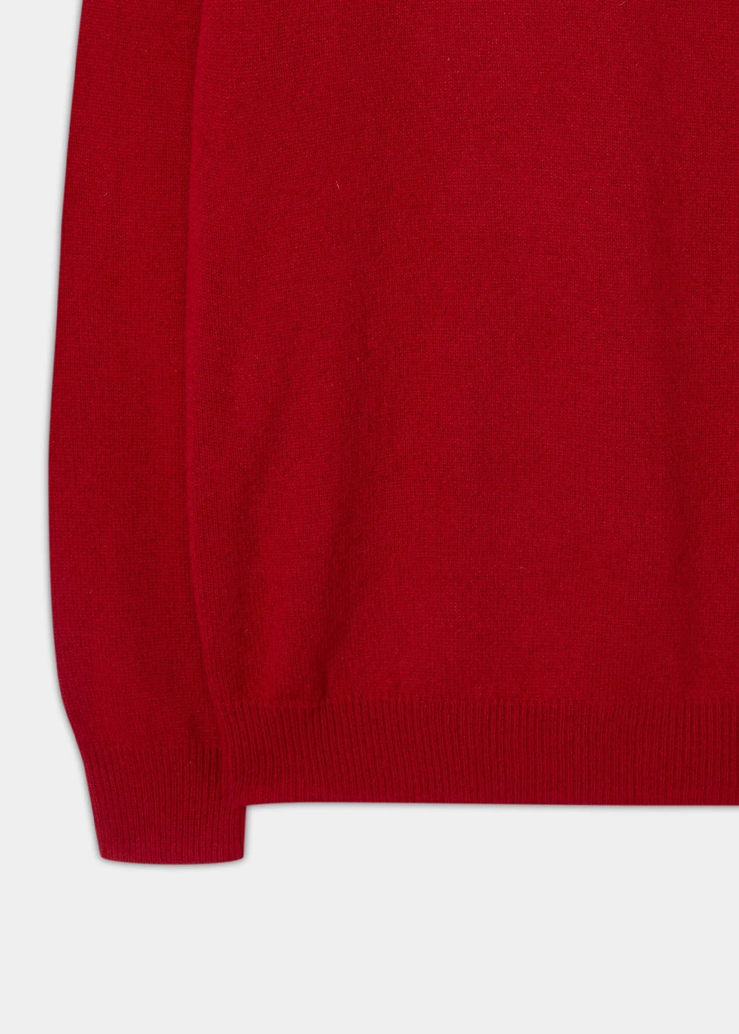 Lenzie Men's Lambswool Jumper In Dubonnet - Regular Fit
