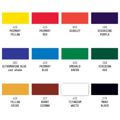 Liquitex Professional Acrylic Gouache Essentials Set 12x22ml