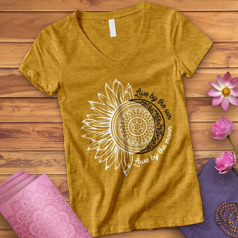 Live By The Sun Love By The Moon V-Neck