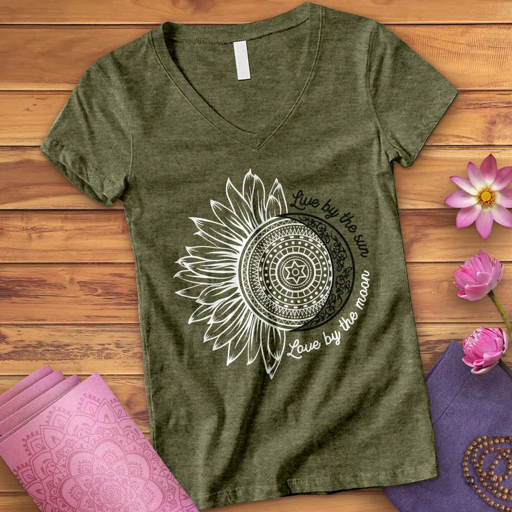 Live By The Sun Love By The Moon V-Neck
