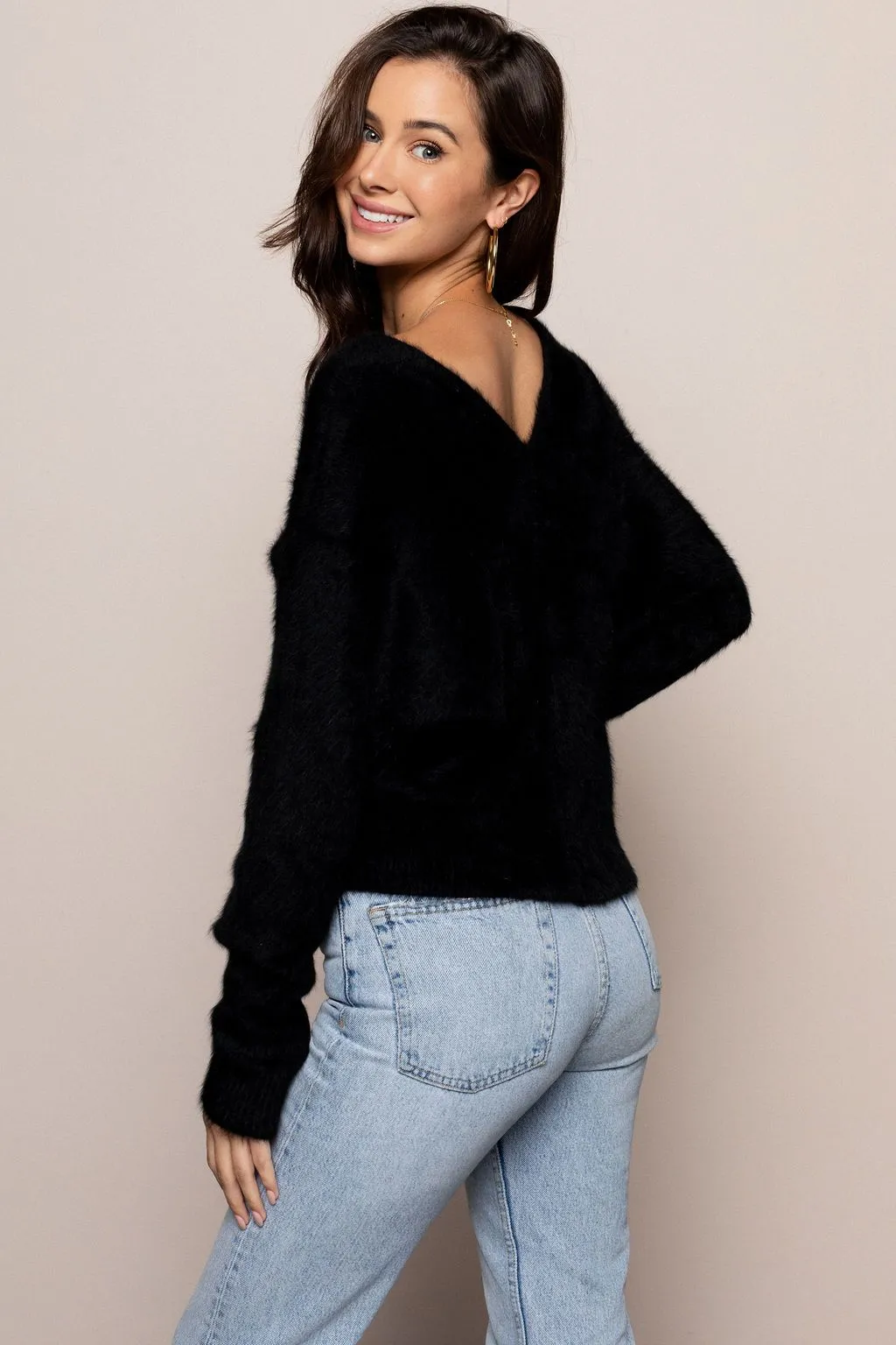 Lover Lay Down Sweater in Black