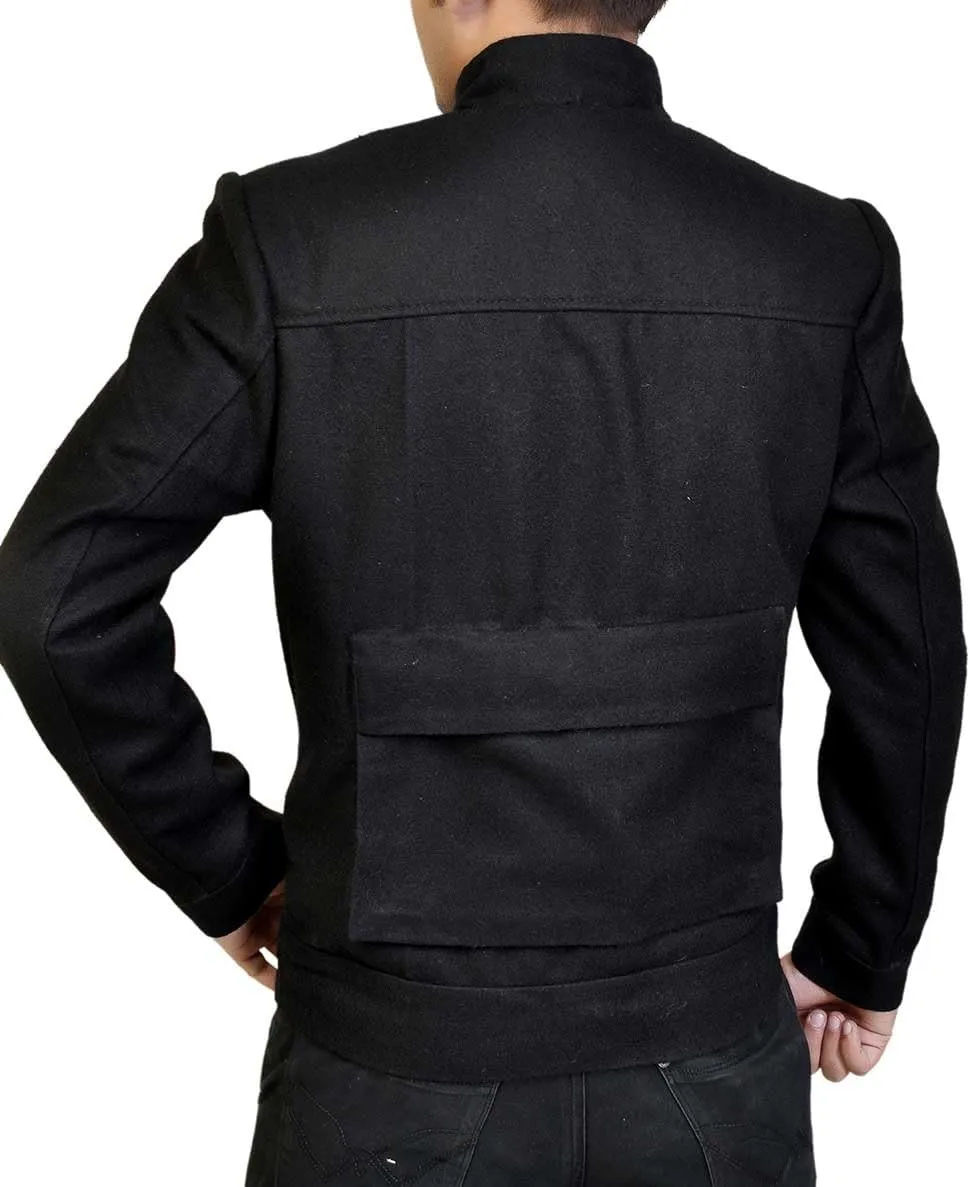 LP-FACON Mens Space Solitary Cosplay Costume Leather Jacket Collection Brown/Black