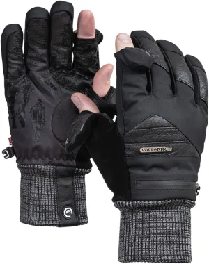 Markhof Pro V3 Photography Glove, Black, FlipTech Finger Caps with Magnets