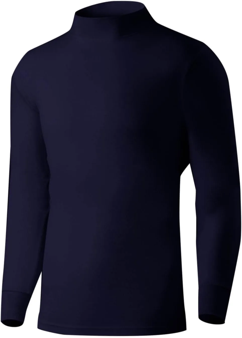 Mens Cotton Base Layer Mock Neck Compression Tops Thermal Warm Shirts Fall Winter Long Sleeve Undershirts Pullover