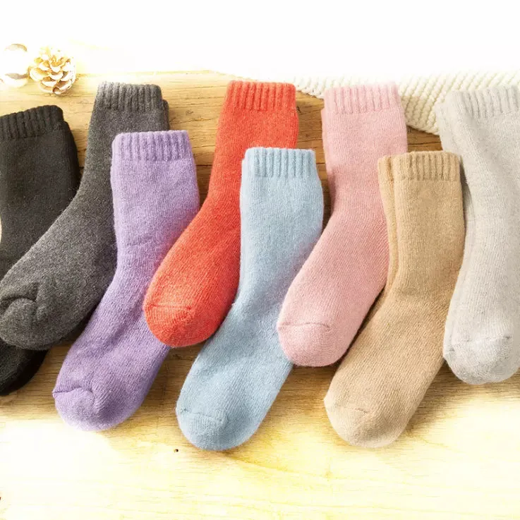 Merino Wool Socks - Light Blue