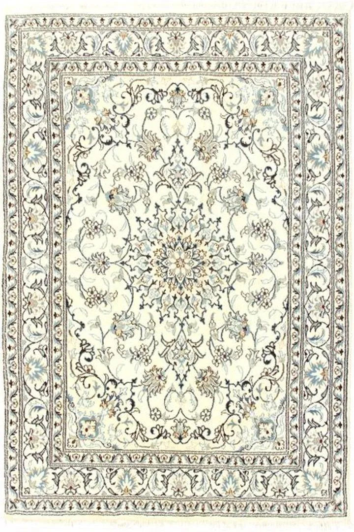 Nain Medallion Hand Knotted Wool 205x142 cm