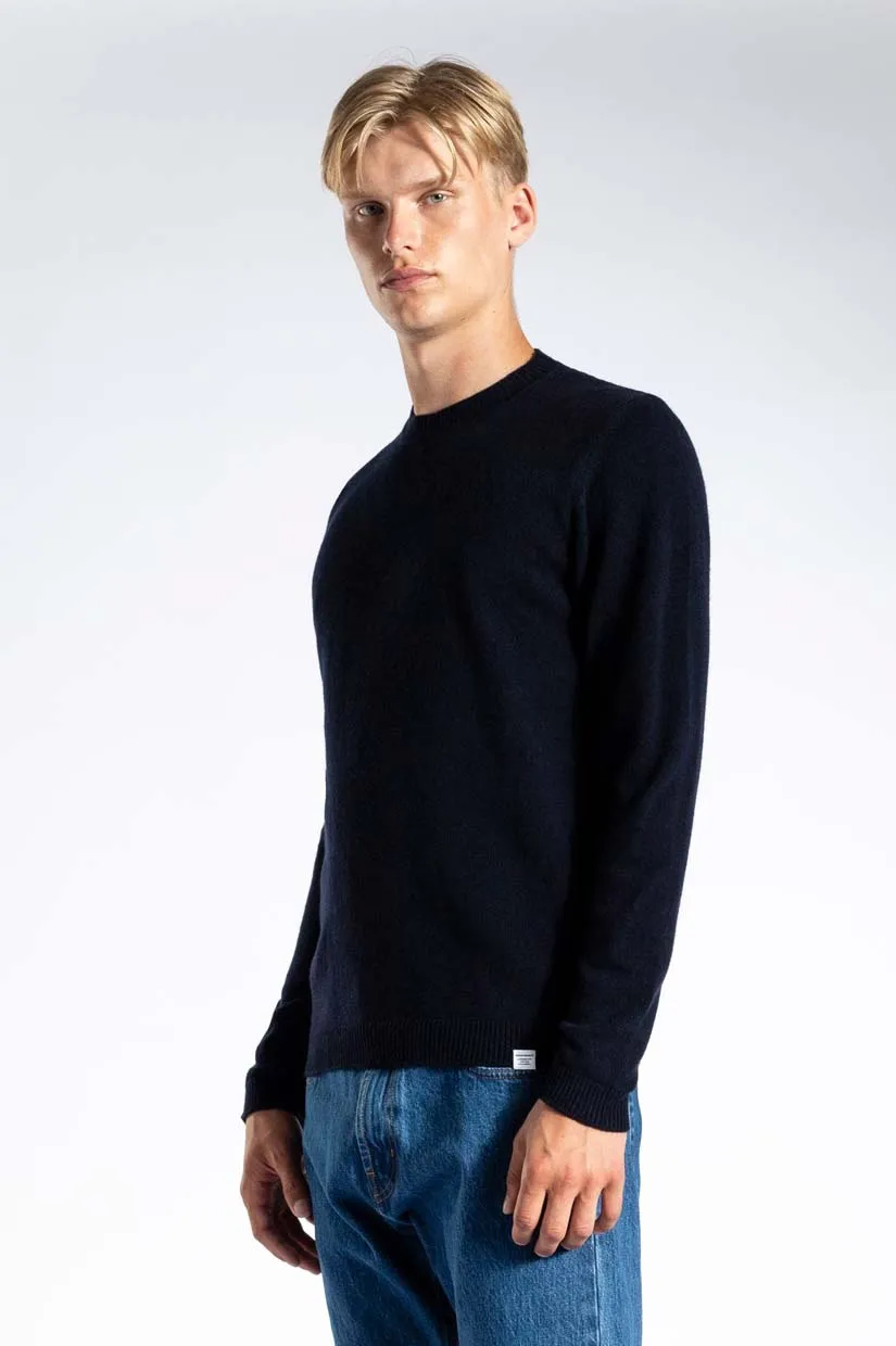 Norse Projects Sigfred Lambswool - Dark Navy