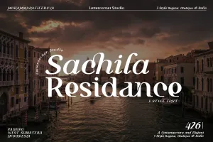 Sachila Residance - Free Serif Font