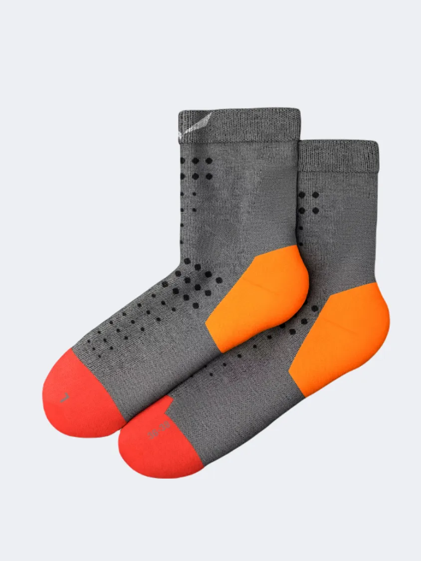 Salewa Pedroc Alpine Merino Quarter Women Hiking Sock Grey Light Melange