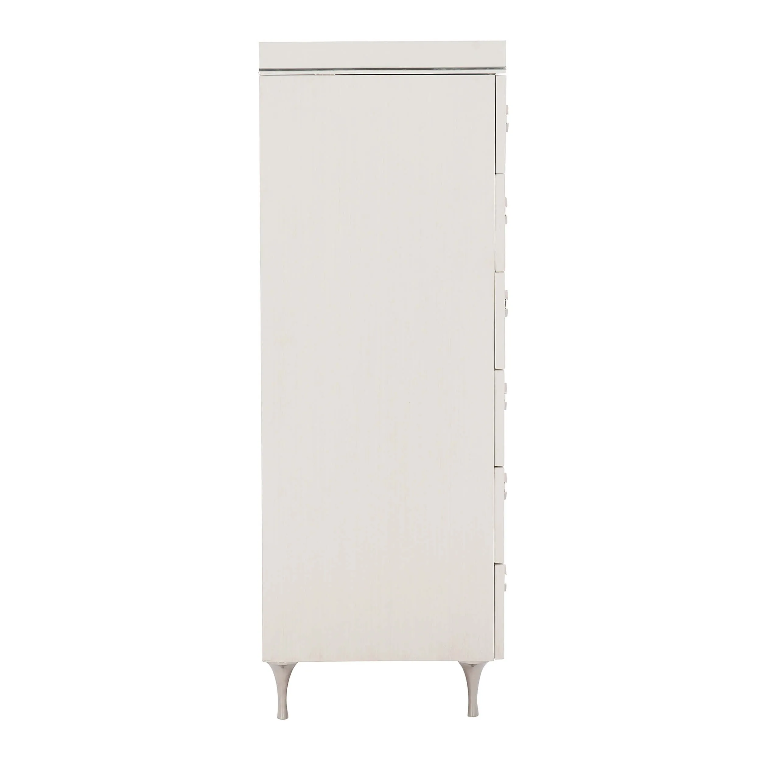 Silhouette Tall 6 Drawer Chest, Eggshell