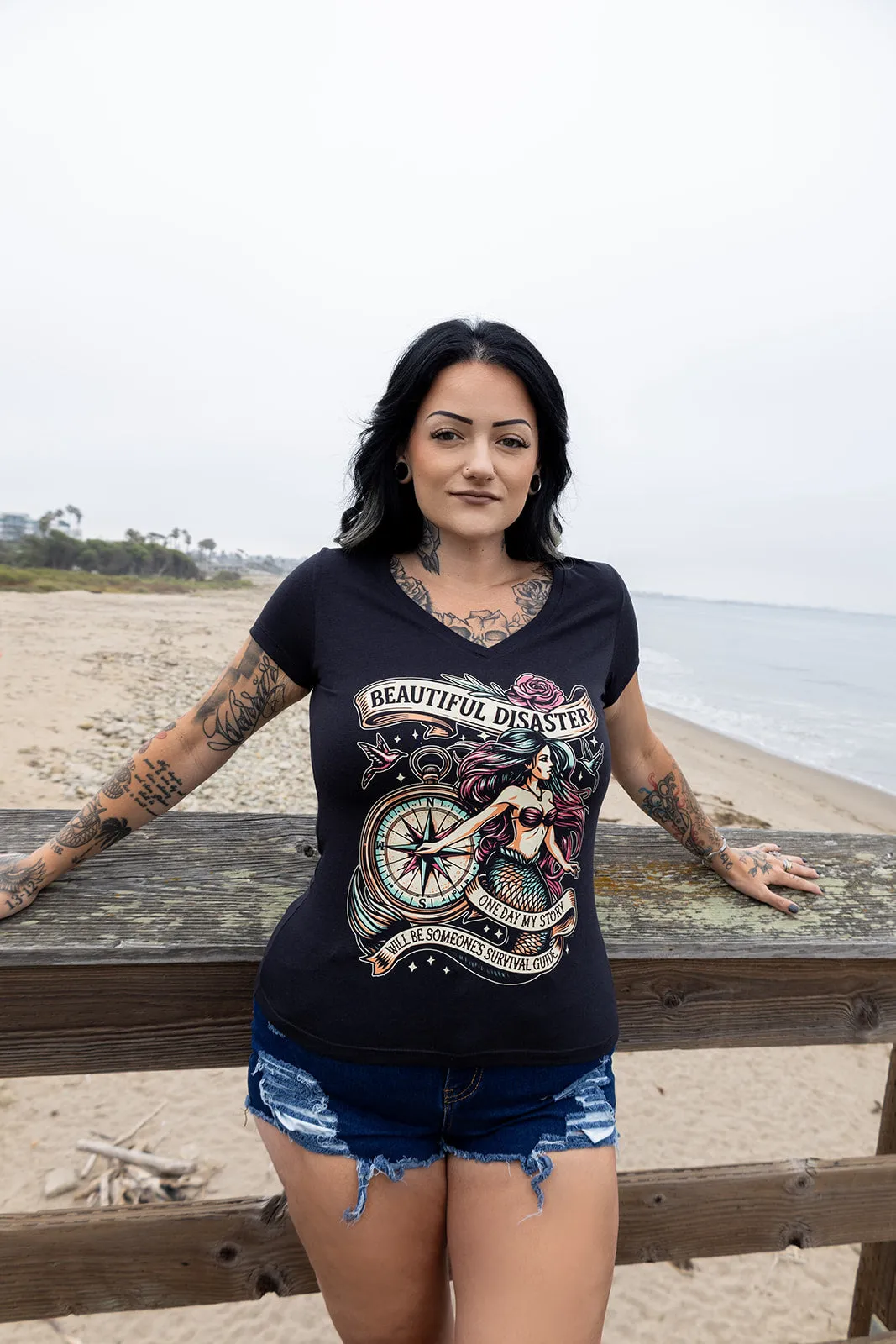 Survival Guide V-Neck Tee