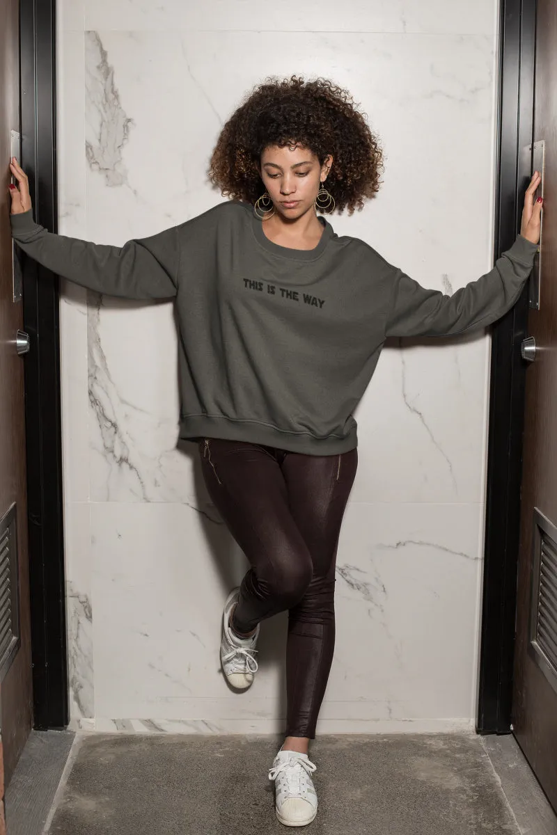 This Is The Way Embroidered Sweater