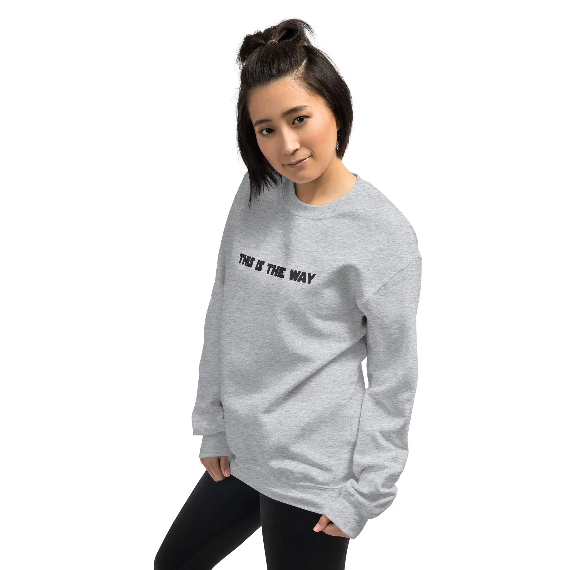 This Is The Way Embroidered Sweater