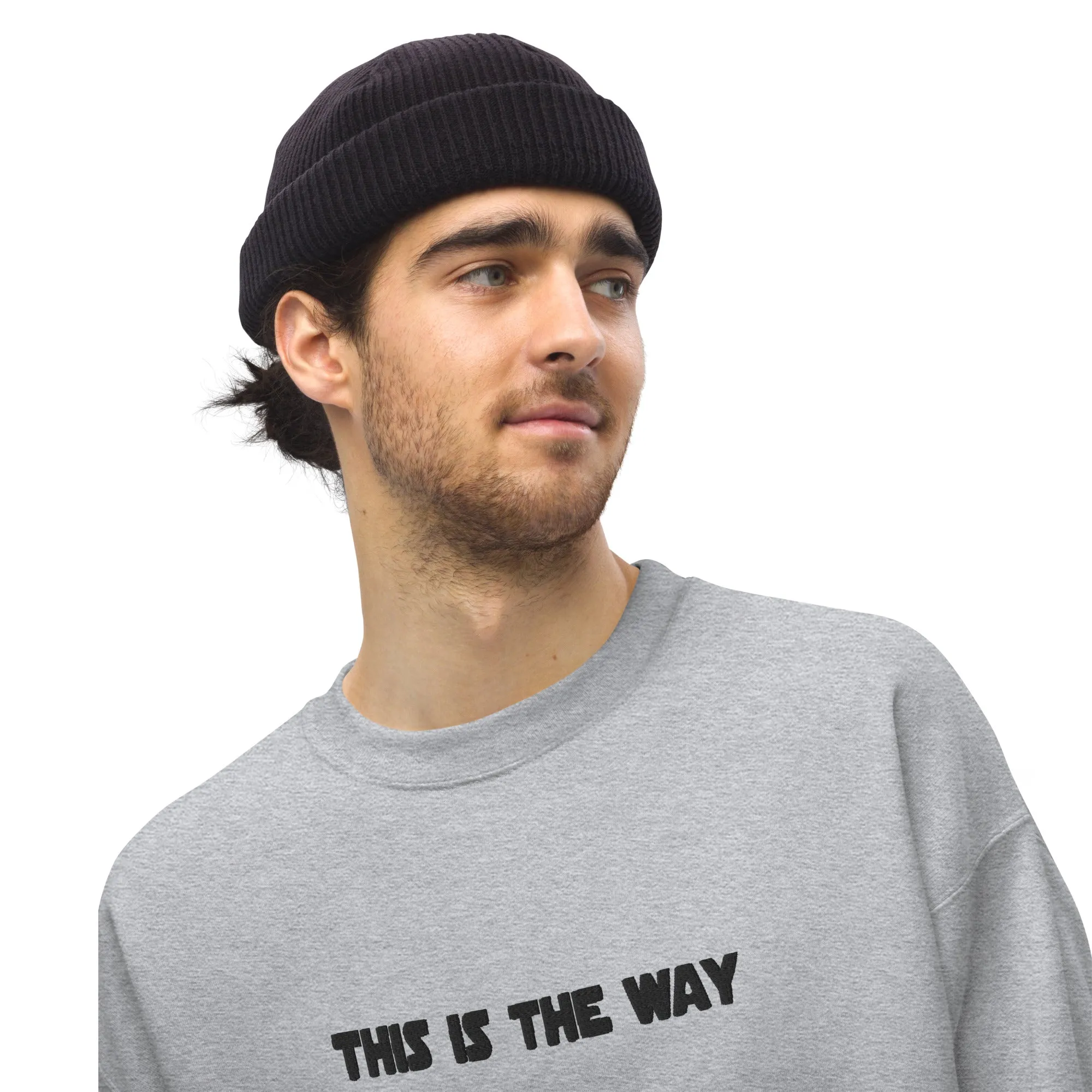 This Is The Way Embroidered Sweater
