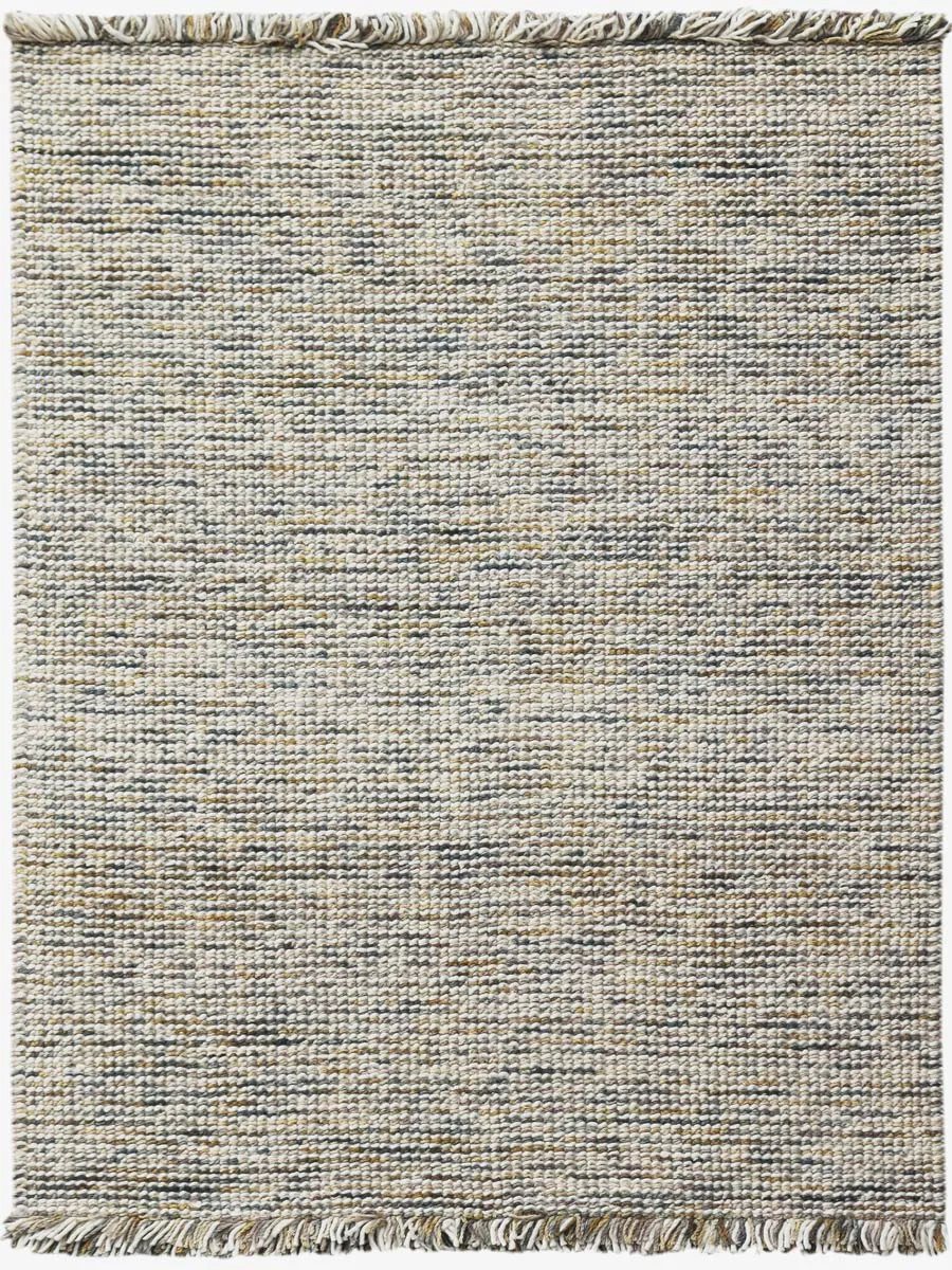 Vivid Modern Gold Hand-Woven Rug 5'x7'6"