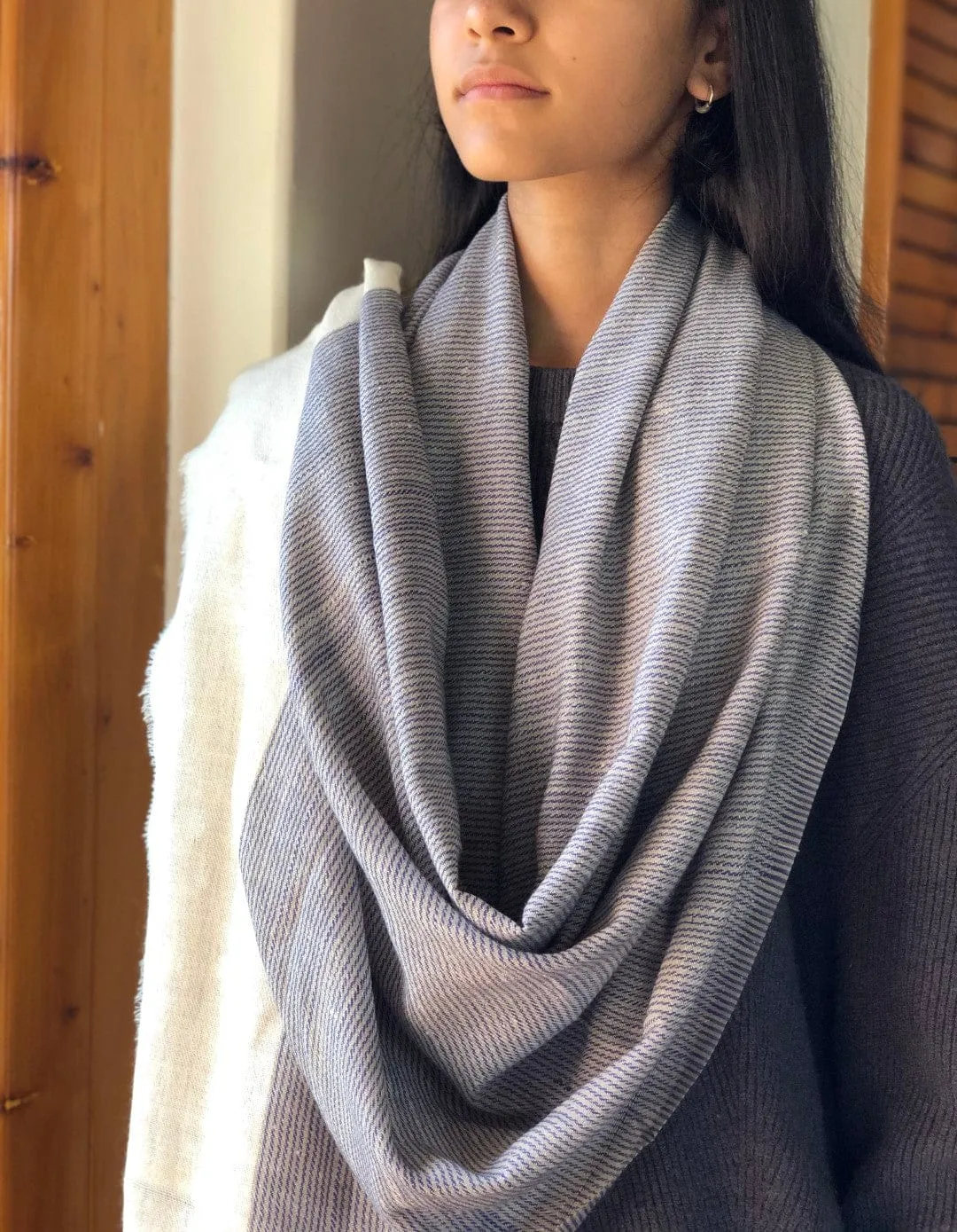 Waves Angora Blend Stole