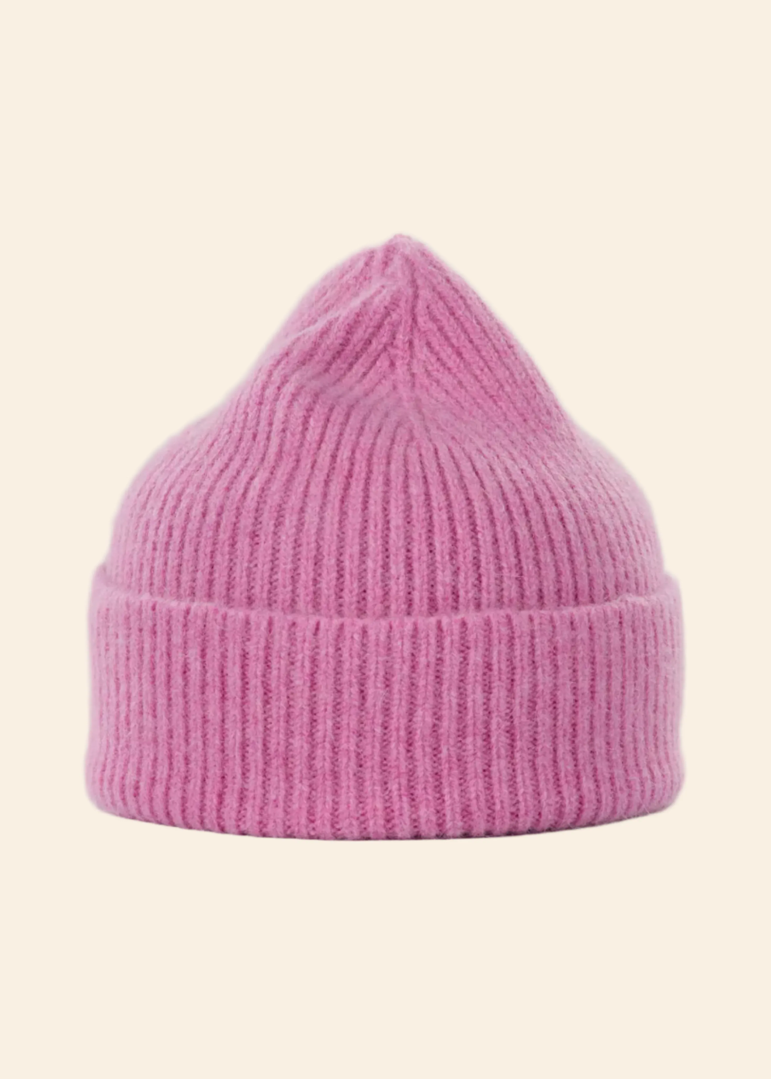 Wool beanie, taffy